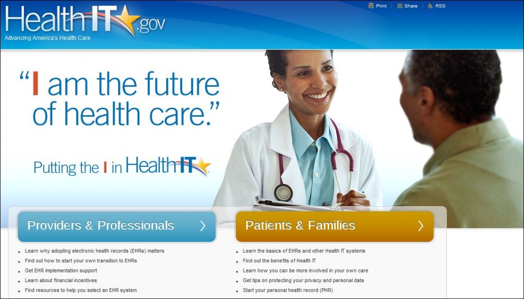"Putting the I in Health IT" screen capture